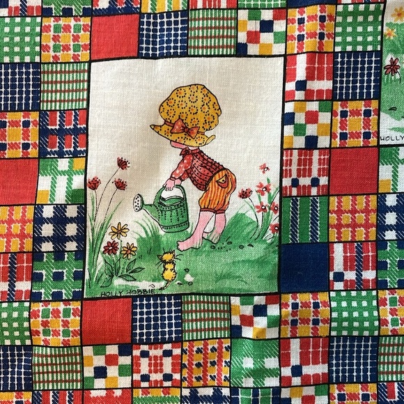Vintage Holly Hobbie Cotton Fabric - Picture 5 of 9